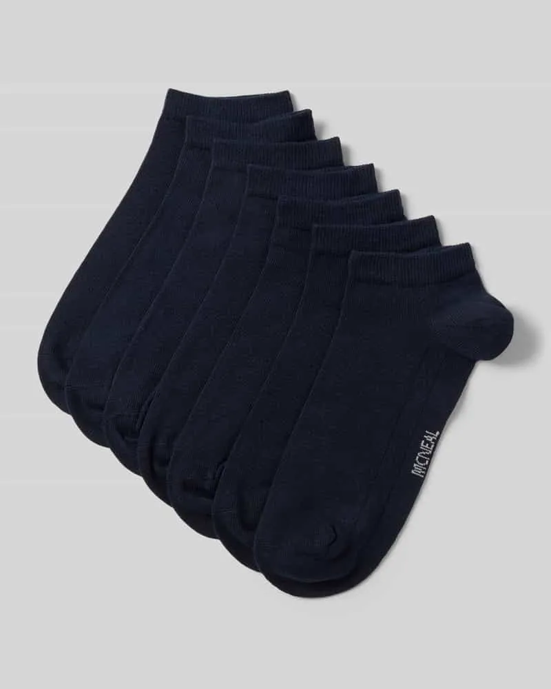 McNeal Sneakersocken im 7er-Pack mit Label-Detail Graphit