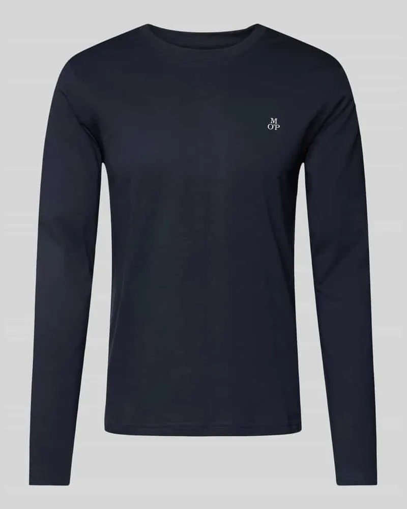 Marc O'Polo Longsleeve aus Baumwolle mit Label-Print 