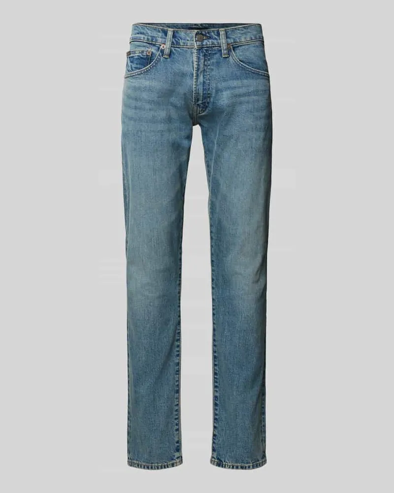 Ralph Lauren Slim Fit Jeans mit 5-Pocket-Design Jeansblau