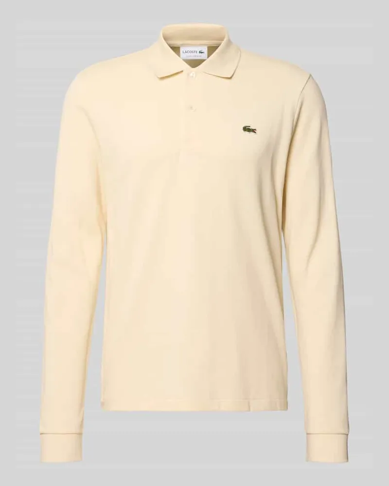 Lacoste Regular Fit Poloshirt aus reiner Baumwolle Taupe