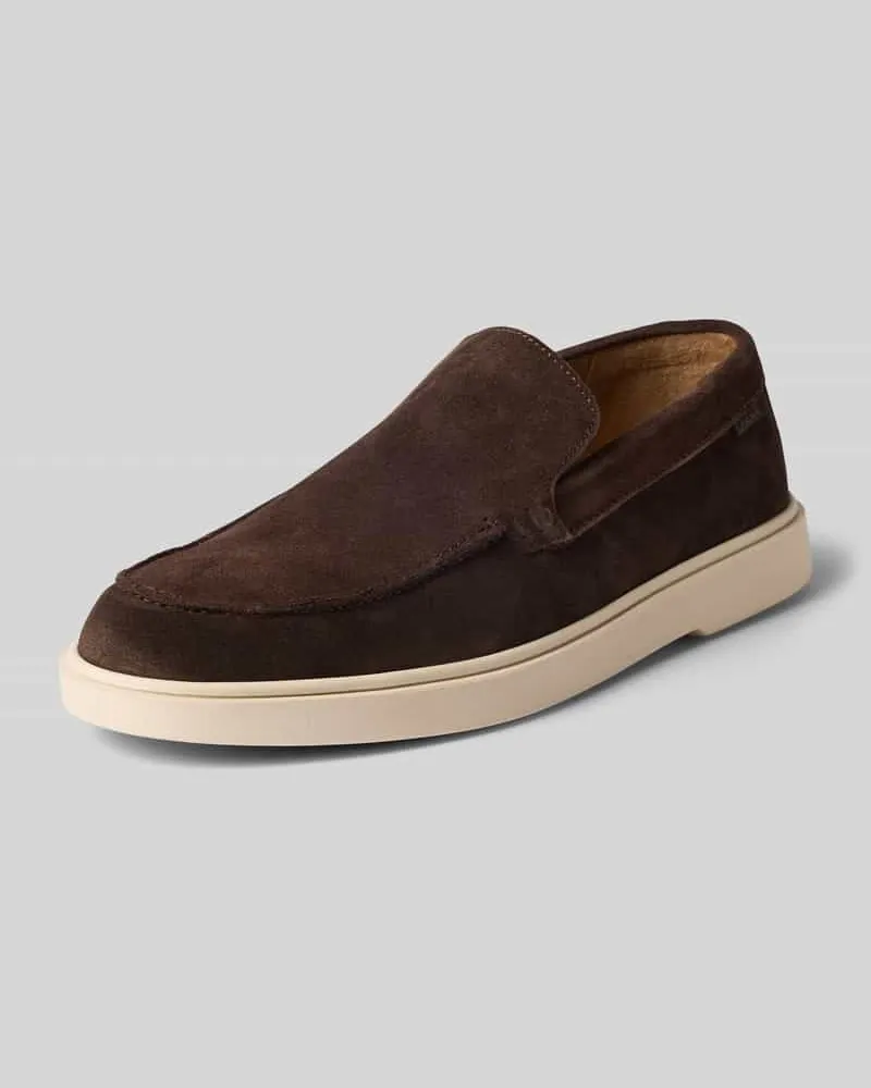 PS Poelman Loafer aus echtem Leder Modell 'Liam Dunkelbraun