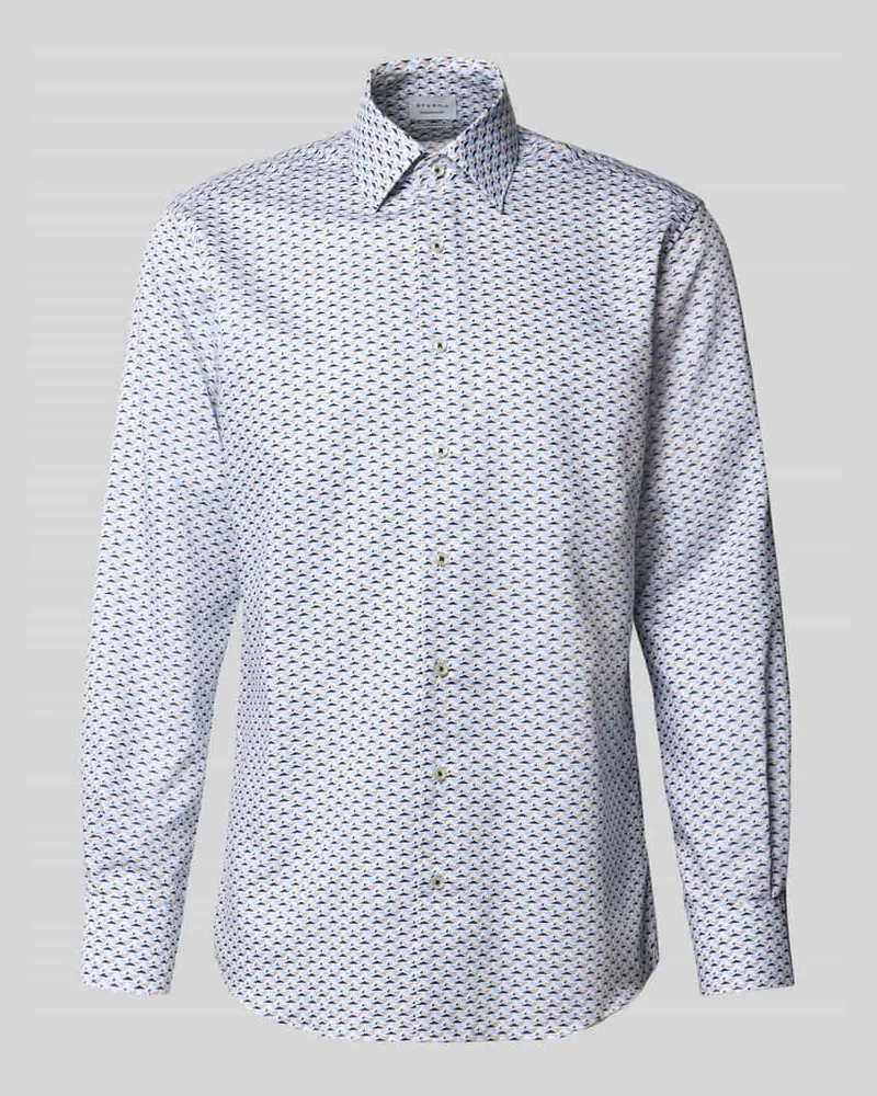 Eterna Regular Fit Business-Hemd mit Kentkragen Weiss