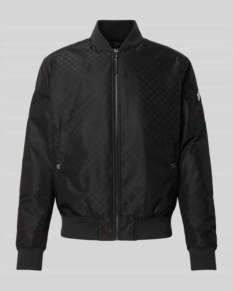 JOOP! Regular Fit Sweatjacke mit Allover-Motiv-Print 