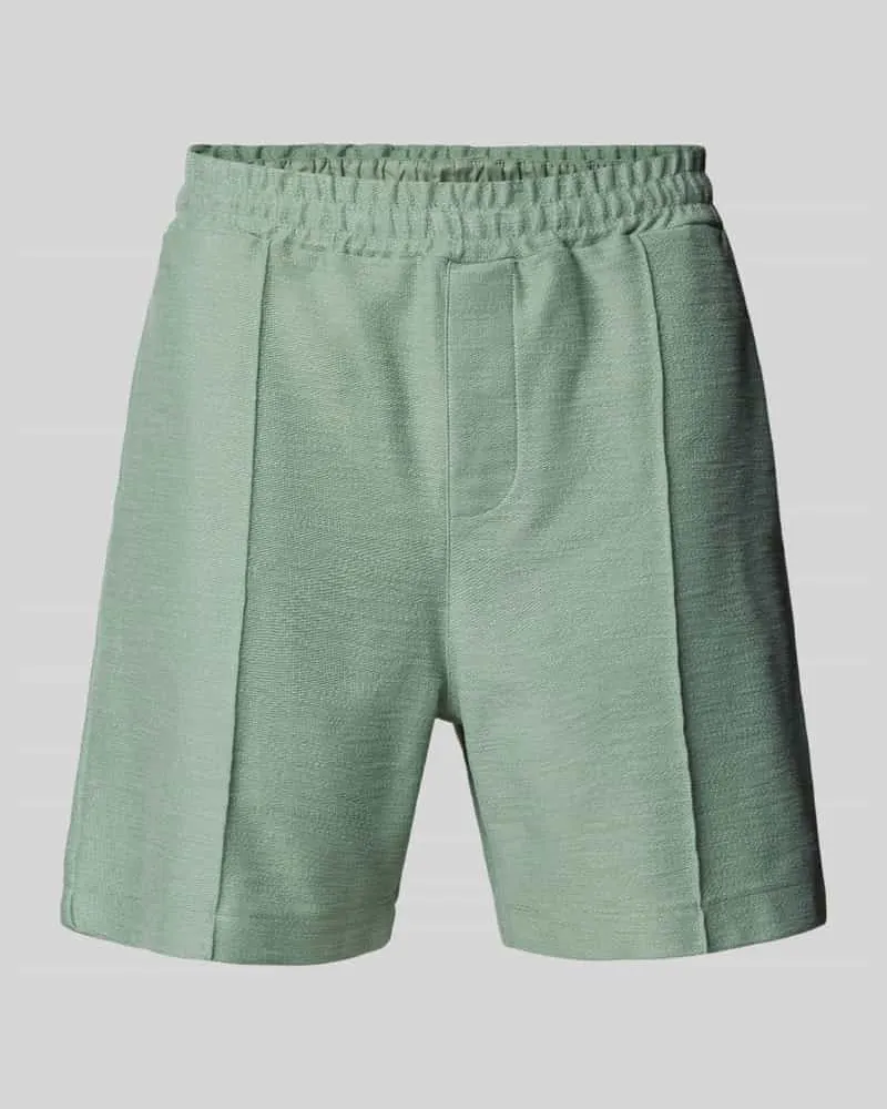 JOOP! Shorts mit elastischem Bund und Gesäßtasche Hellgruen