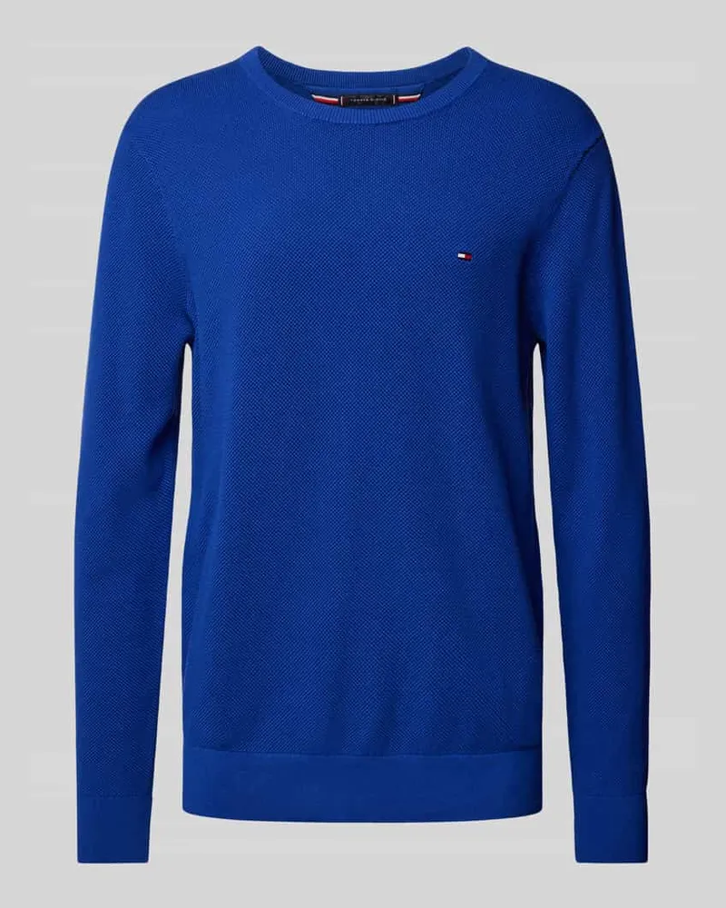 Tommy Hilfiger Strickpullover mit Logo-Stitching 