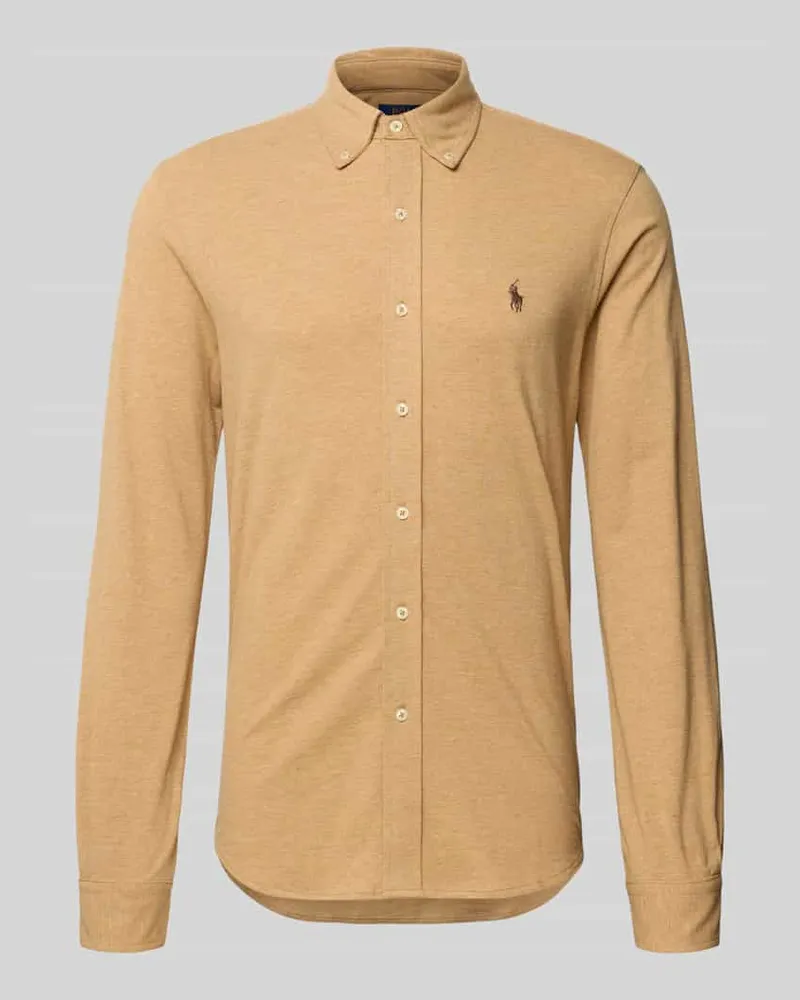 Ralph Lauren Freizeithemd mit Knopfleiste Camel