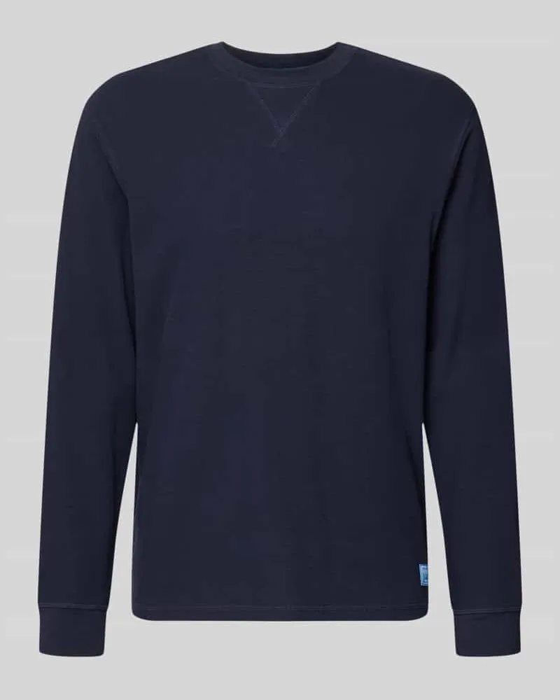 Scotch&Soda Regular Fit Sweatshirt aus reiner Baumwolle Marine
