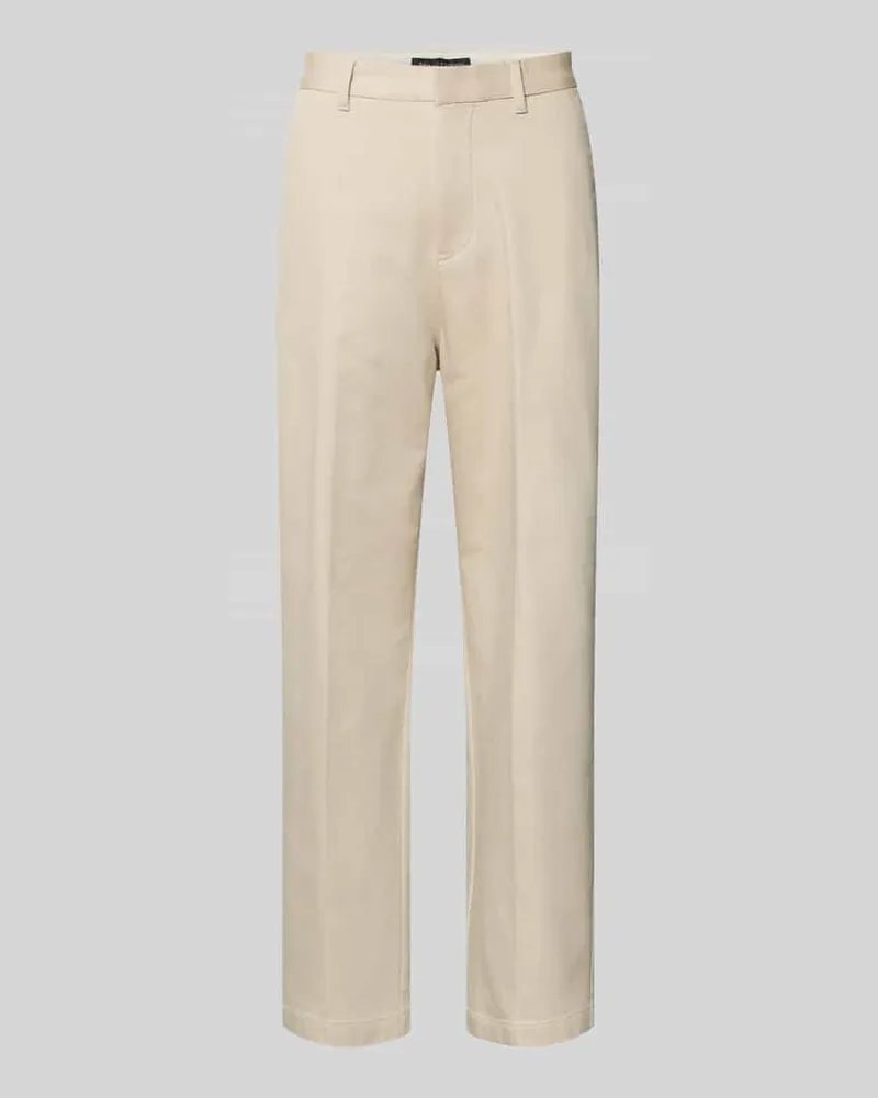 Marc O'Polo Straight Fit Chino aus Bio-Baumwoll-Mix Beige