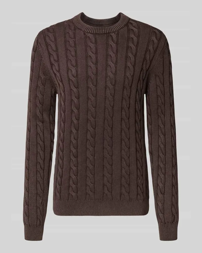 McNeal Strickpullover mit gerippten Abschlüssen 