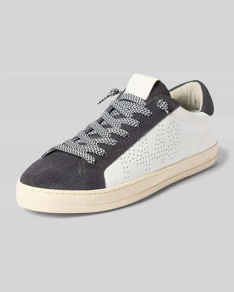 P448 Sneaker aus echtem Leder Modell 'John Anthrazit