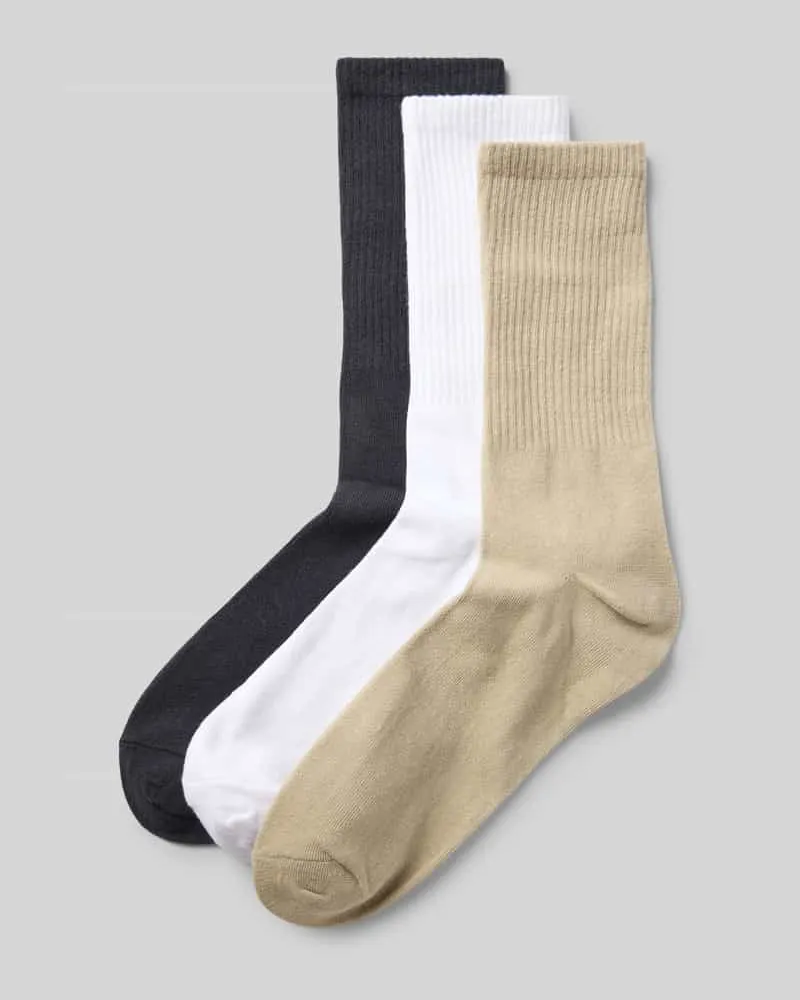 Jack & Jones Socken mit elastischem Rippenbündchen im 3er-Pack 