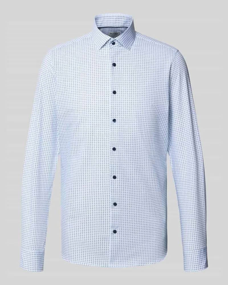 Olymp Slim Fit Business-Hemd mit Kentkragen 