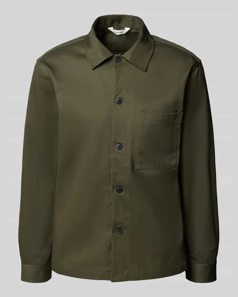 Selected Homme Regular Fit Hemdjacke aus reiner Baumwolle Modell 'TATE 
