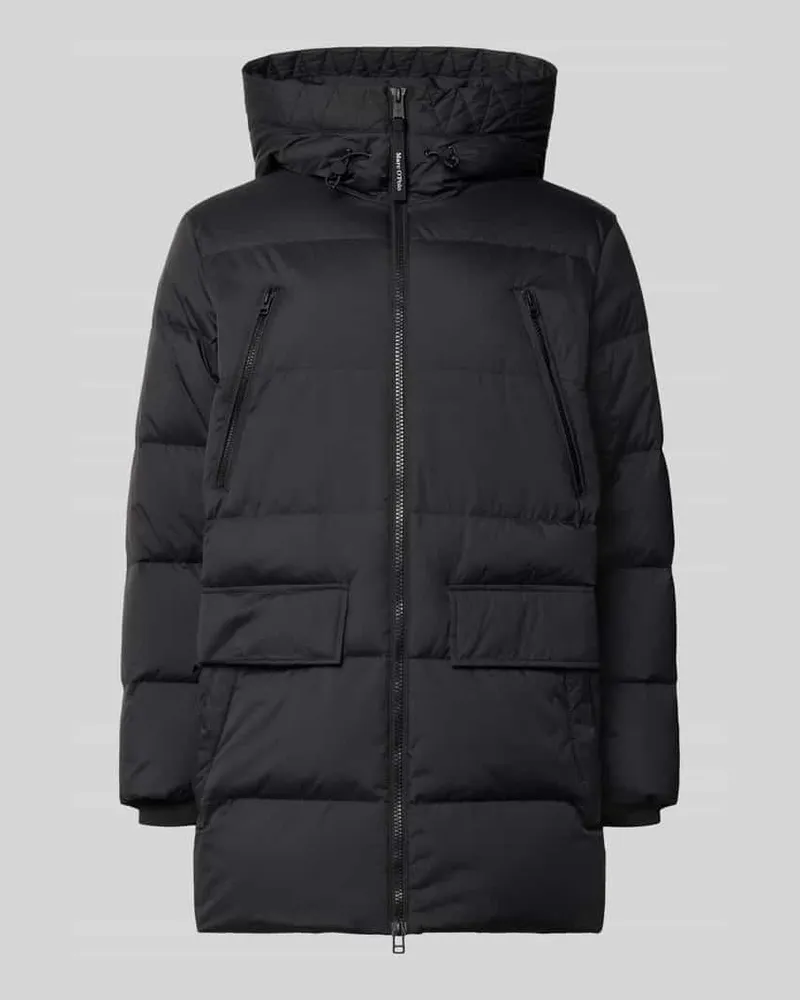 Marc O'Polo Regular Fit Daunenjacke mit Kapuze Black