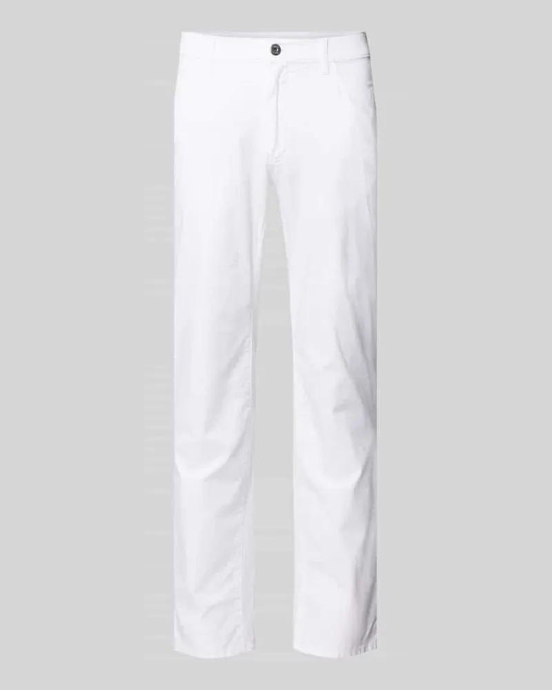 Brax Regular Fit Stoffhose mit Lyocell-Anteil Modell 'Cadiz Weiss