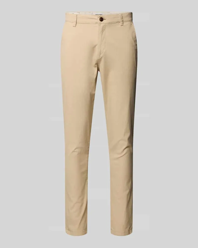 Jack & Jones Slim Fit Hose mit Gesäßtaschen Modell 'MARCO Beige