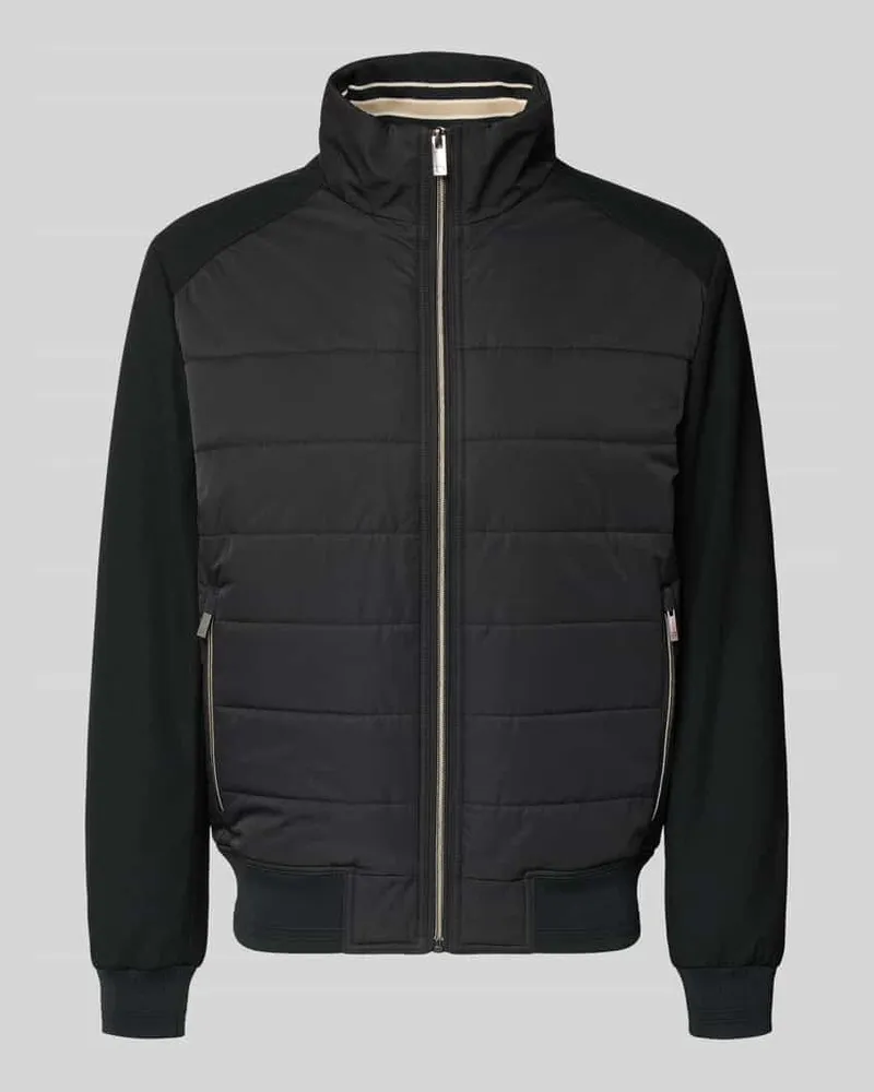Christian Berg Jacke mit Stehkragen Black
