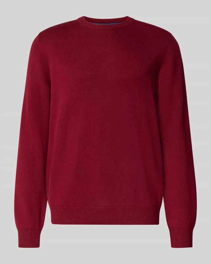 Christian Berg Strickpullover mit gerippten Abschlüssen 