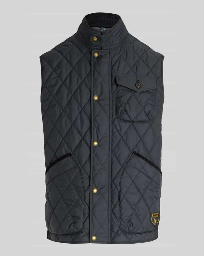 Ralph Lauren Regular Fit Weste mit Logo-Patch Modell 'BEATON Black