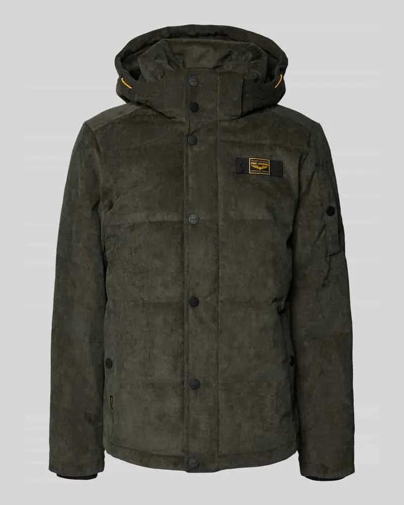 PME Legend Steppjacke aus Cord mit Label-Detail 