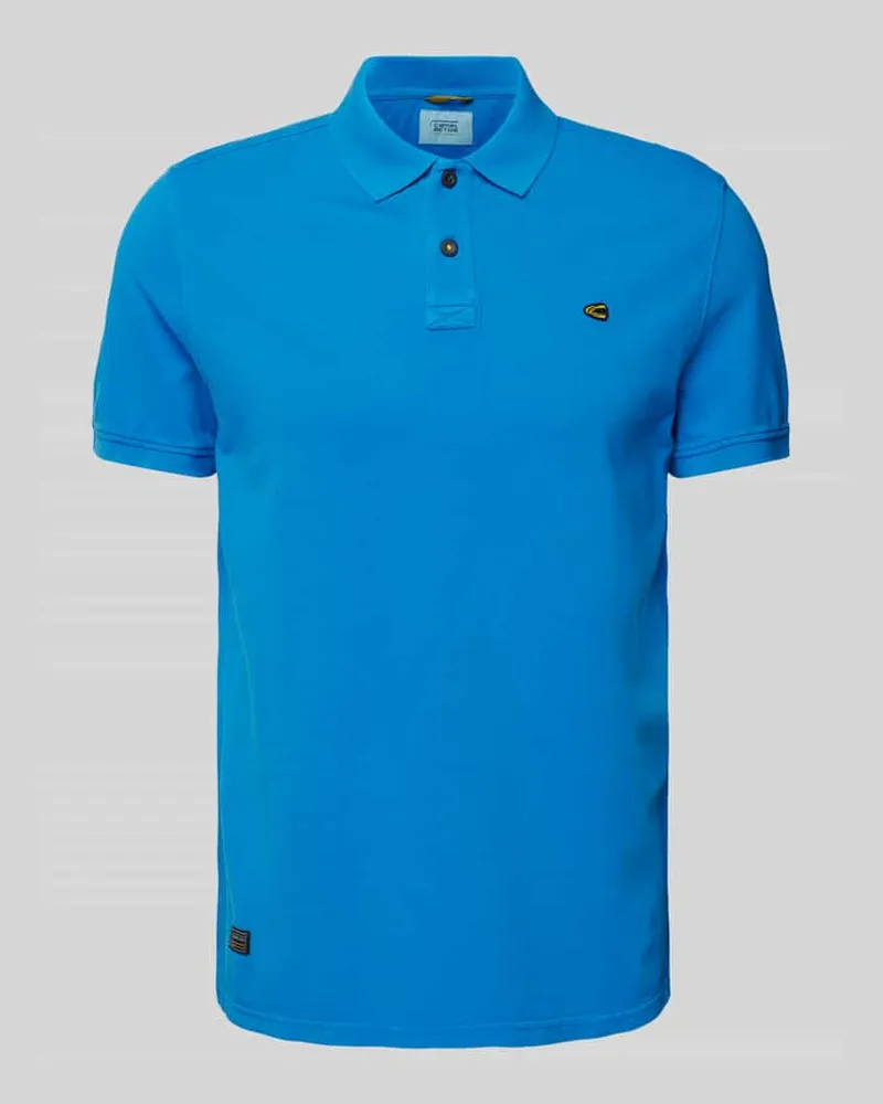 Camel Active Poloshirt mit Label-Stitching 