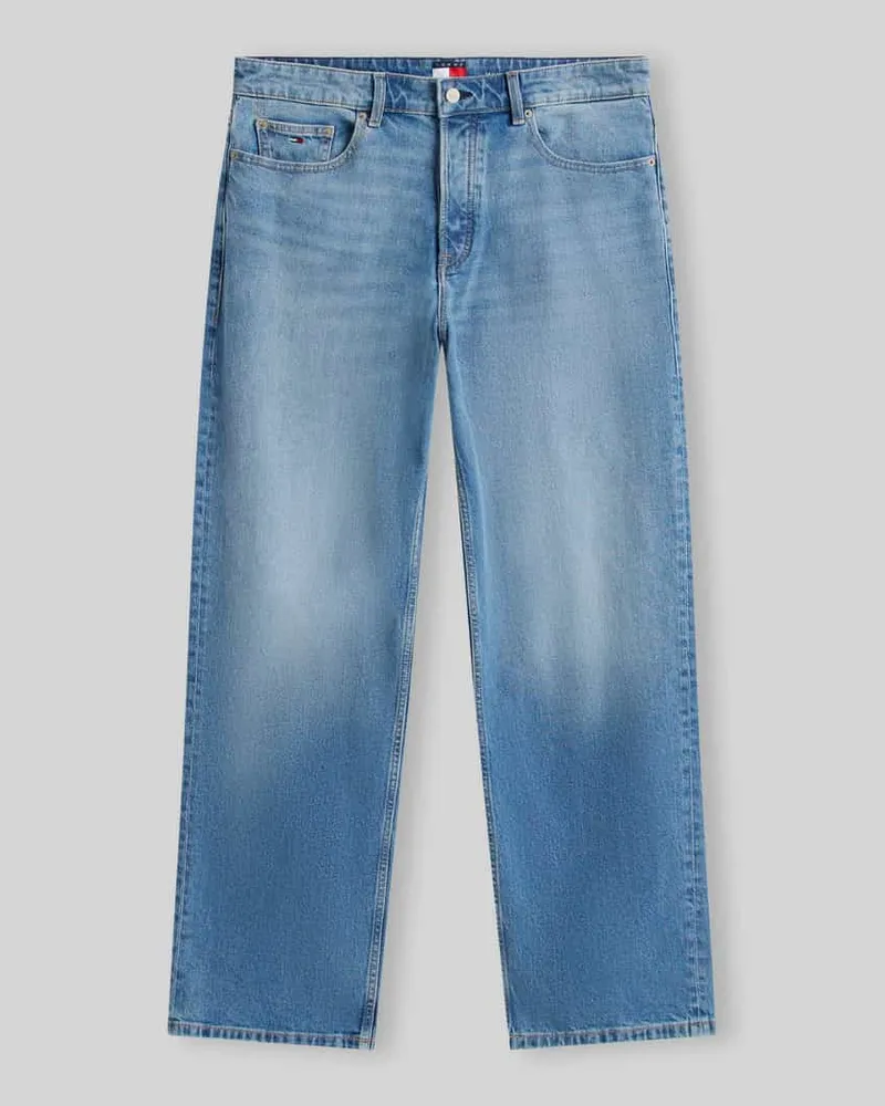Tommy Hilfiger Loose Fit Jeans aus Baumwoll-Mix Blau