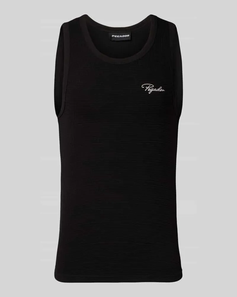 PEGADOR Tanktop mit Strukturmuster 