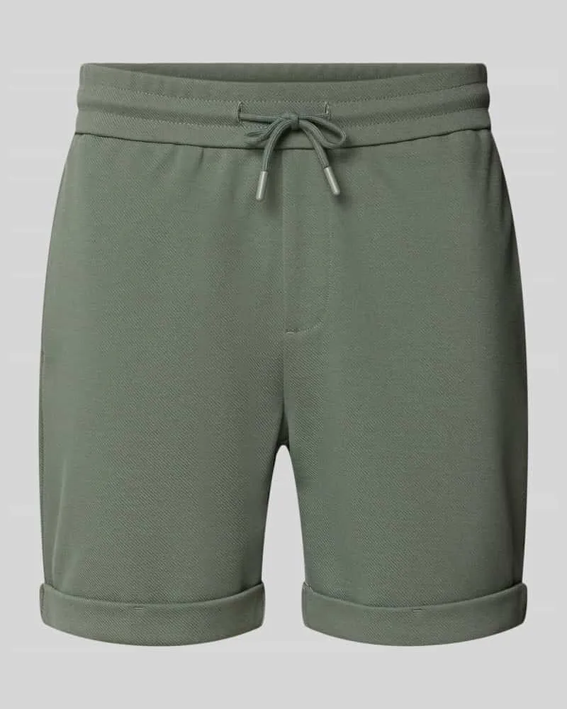 Only & Sons Regular Fit Shorts mit Viskose-Anteil Modell 'NEWKODYL Hellgrau