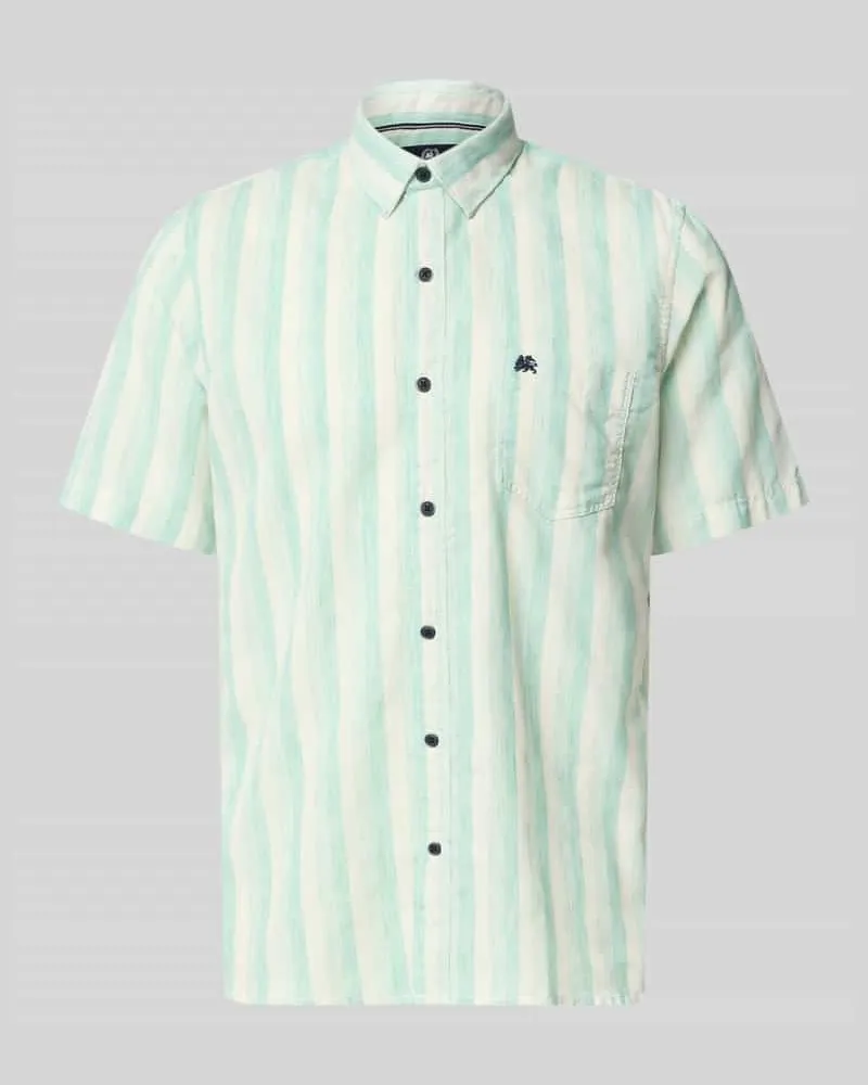 Lerros Regular Fit Freizeithemd mit Kentkragen und Brusttasche Mint