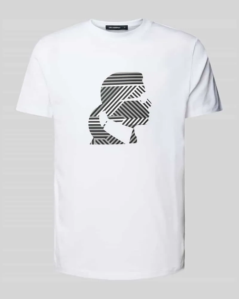 Karl Lagerfeld T-Shirt mit Label-Print 