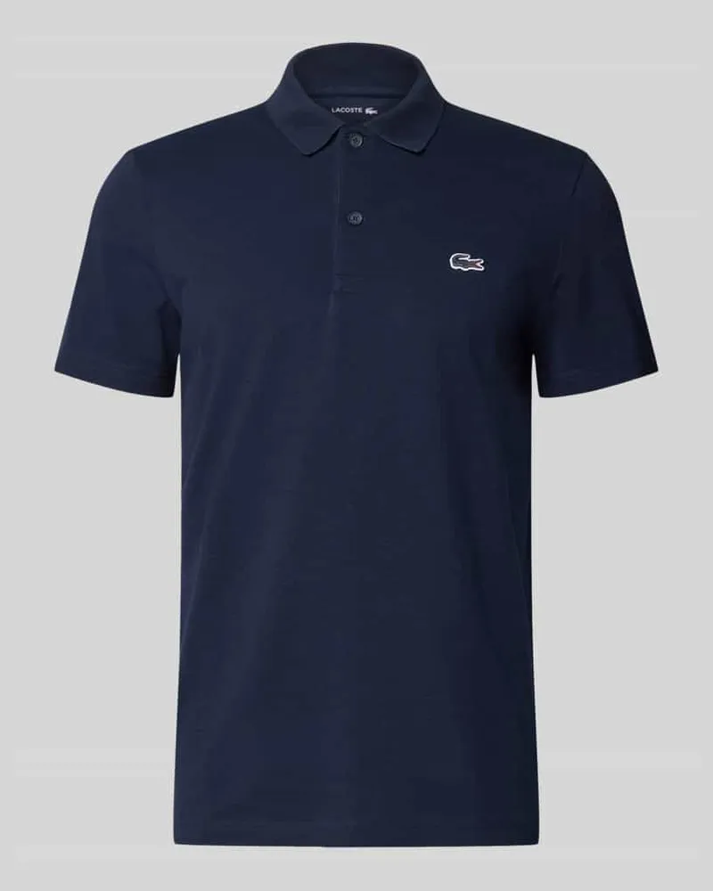 Lacoste Regular Fit Poloshirt aus Baumwoll-Mix Dunkelblau