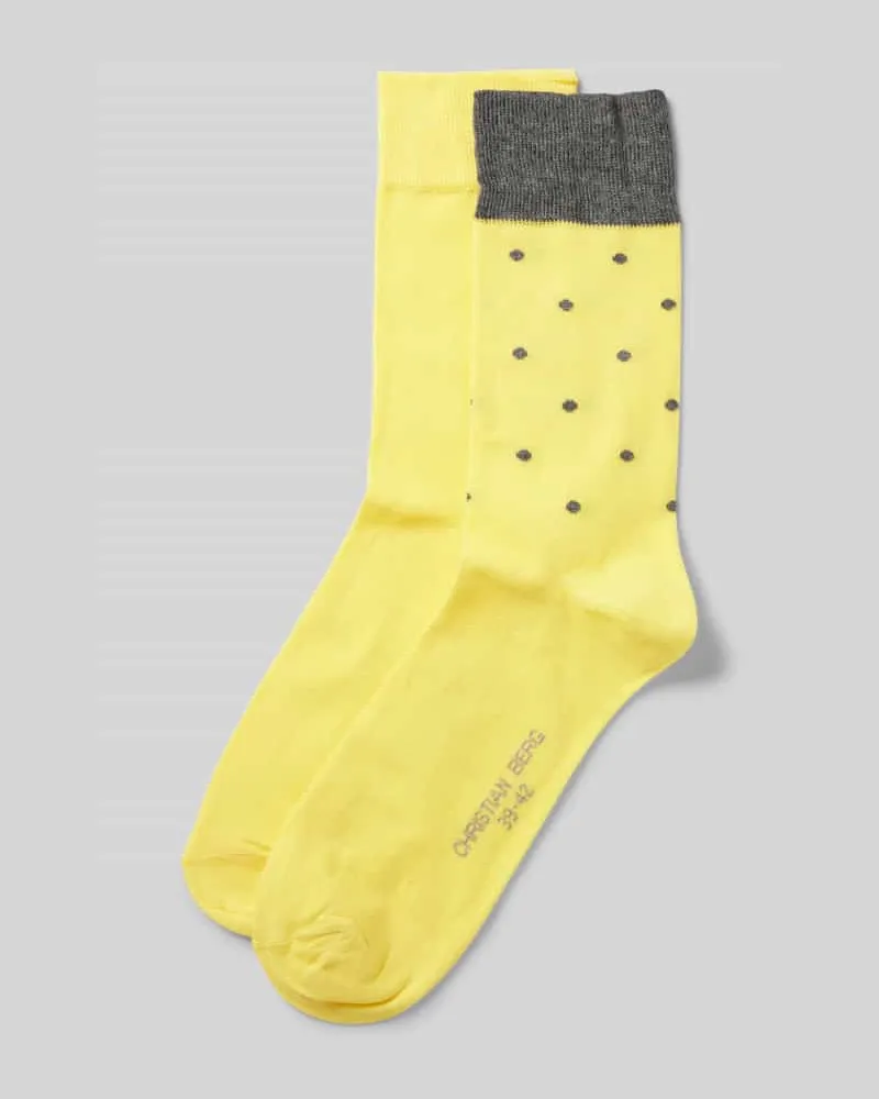 Christian Berg Socken mit Label-Detail 