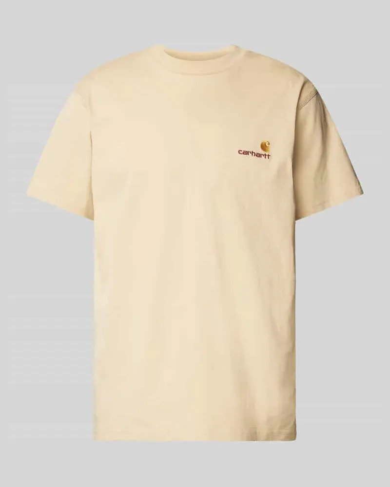 Carhartt WIP T-Shirt mit Label-Stitching Modell 'American Script 
