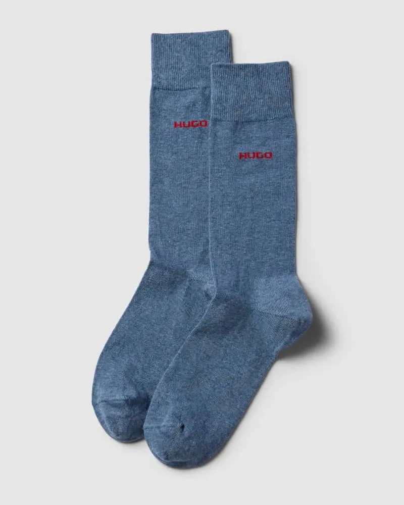 HUGO BOSS Socken mit Label-Detail im 2er-Pack 