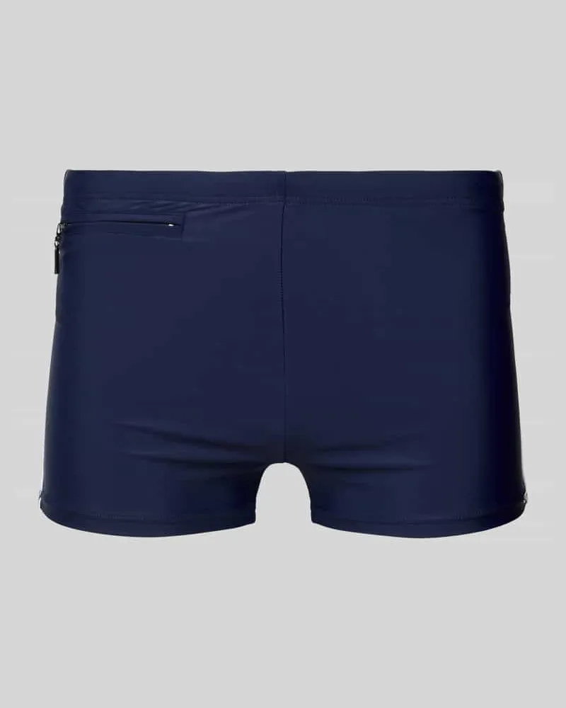 Schiesser Slim Fit Badeshorts mit Reißverschlusstasche 