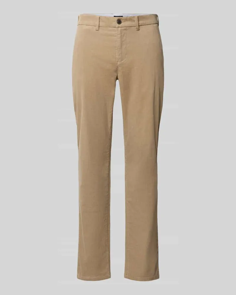 McNeal Slim Fit Cordhose mit Gesäßtaschen Beige