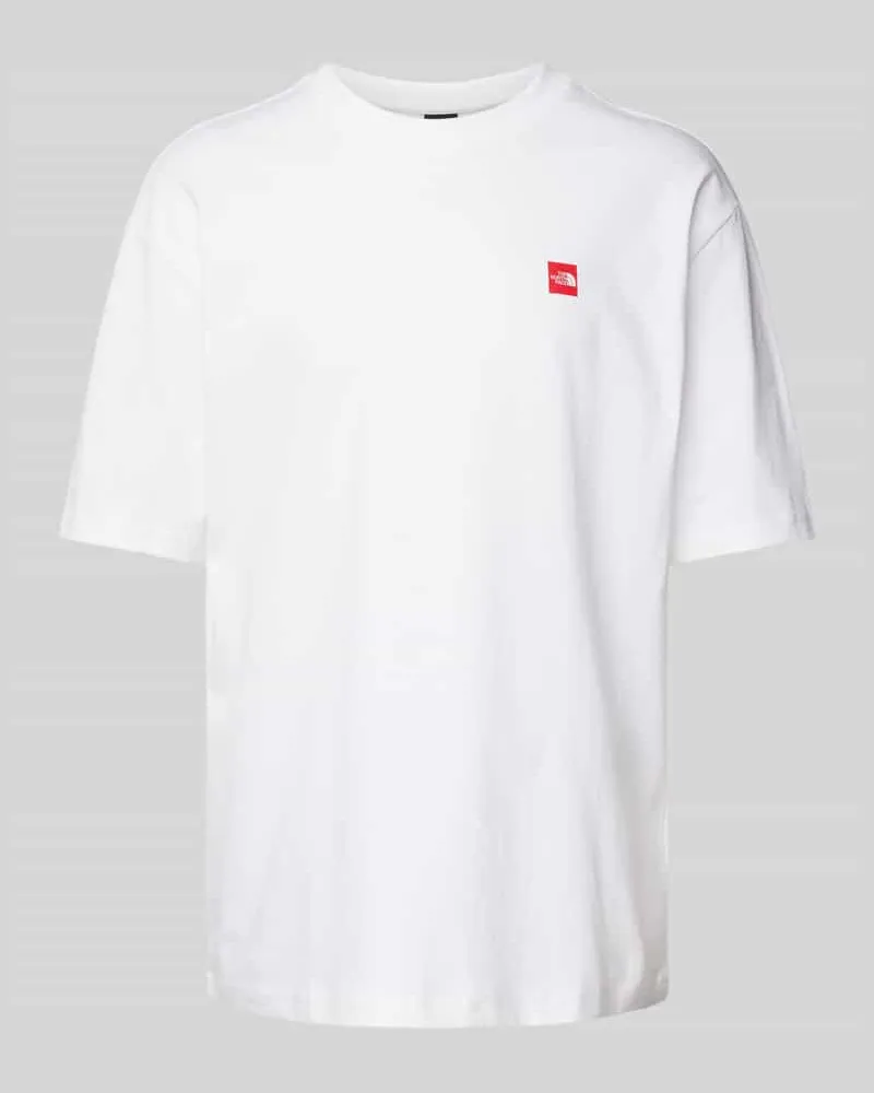 The North Face Oversized T-Shirt aus reiner Wolle mit Label-Print 
