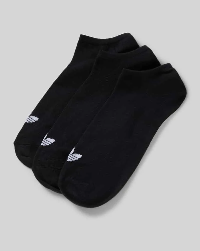 adidas Sneakersocken mit Logo-Print im 3er-Pack Black