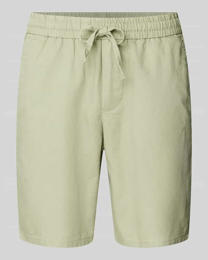 Only & Sons Regular Fit Shorts aus Baumwoll-Leinen-Mix Modell 'LINUS 