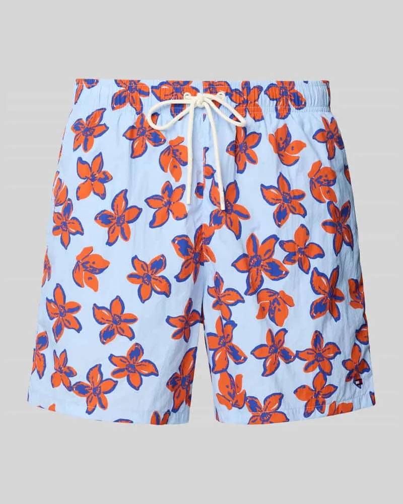Tommy Hilfiger Badeshorts mit Allover-Muster 