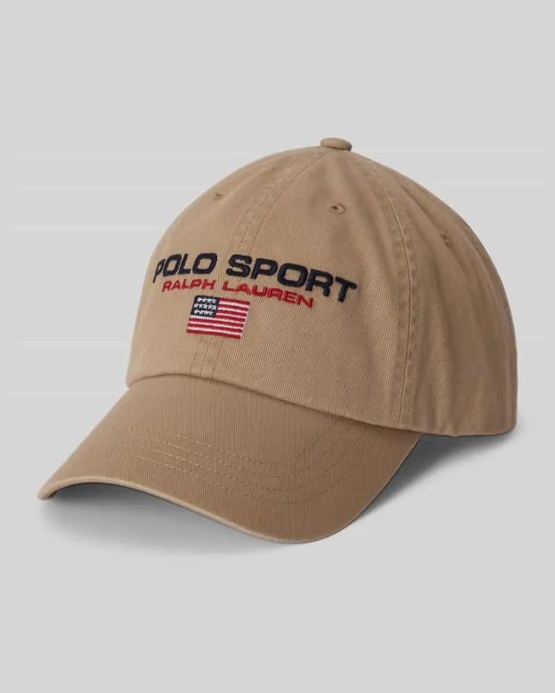 Ralph Lauren Basecap aus reiner Baumwolle Beige