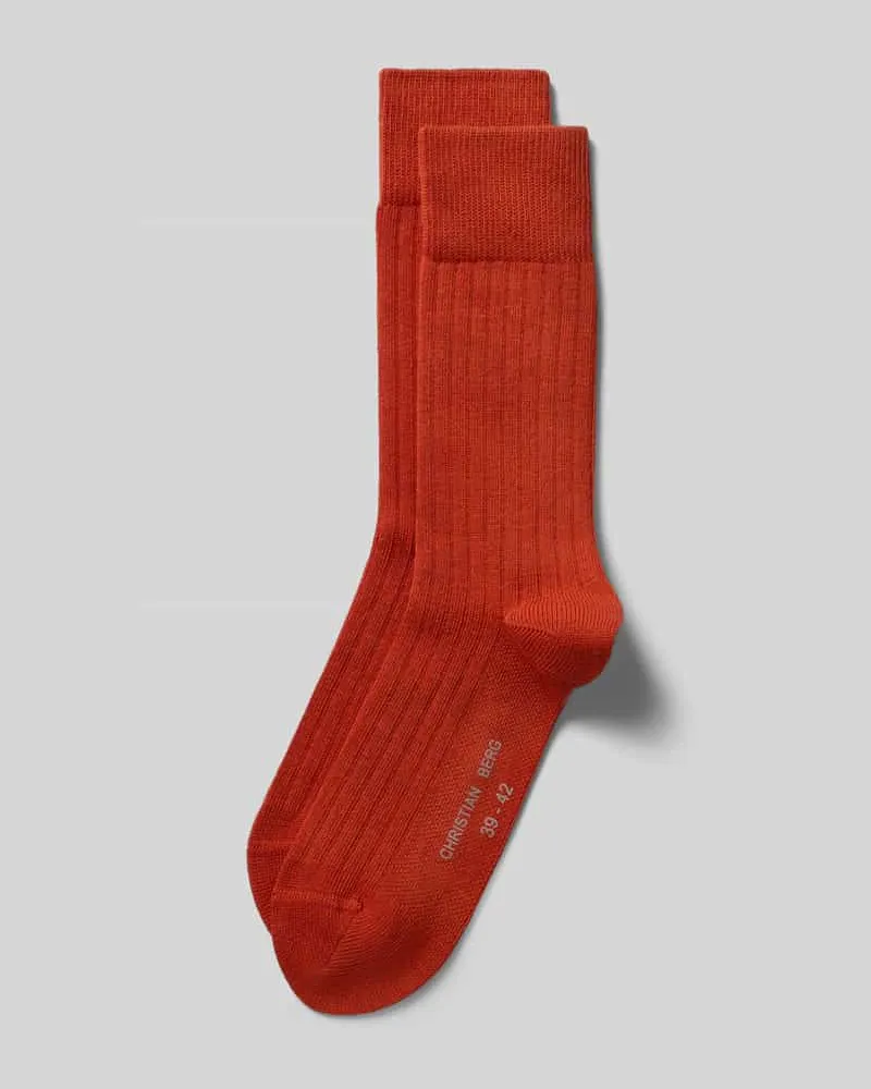 Christian Berg Socken aus Baumwoll-Mix im 2er-Pack Metallic