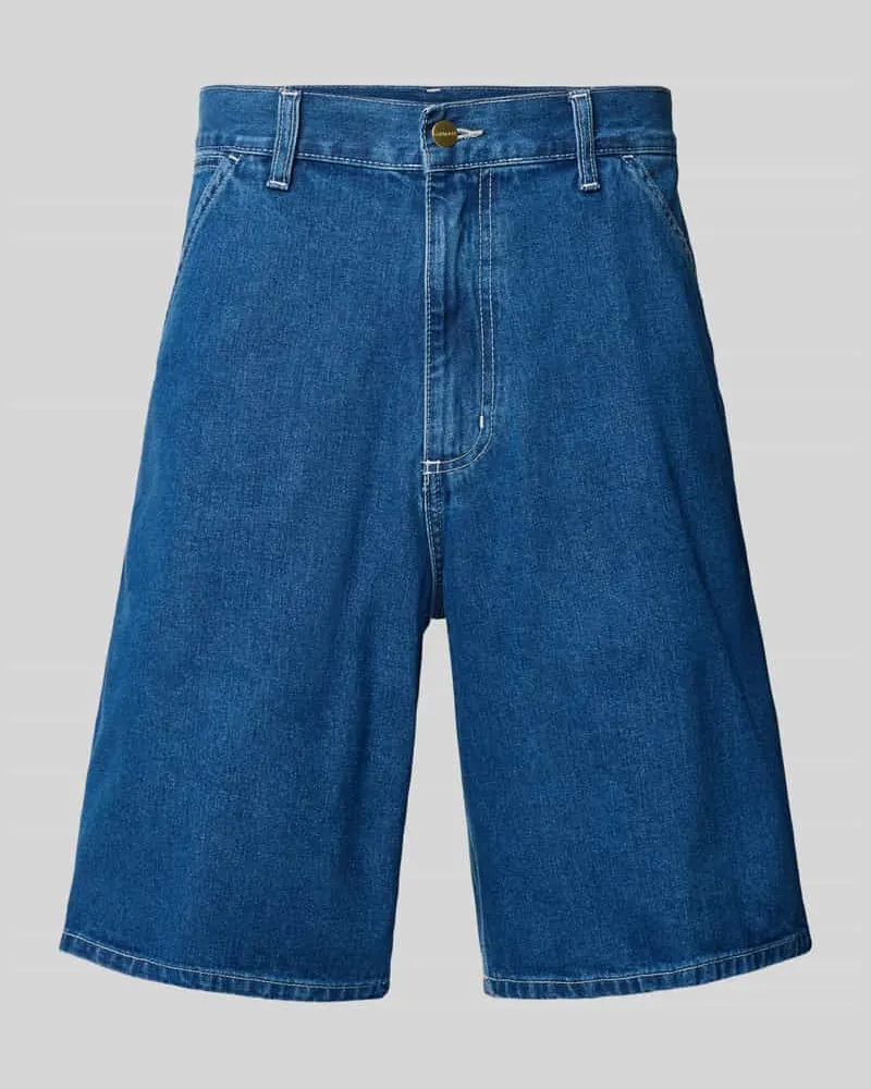Carhartt WIP Jeansshorts mit Eingrifftaschen Modell 'Norco Jeansblau