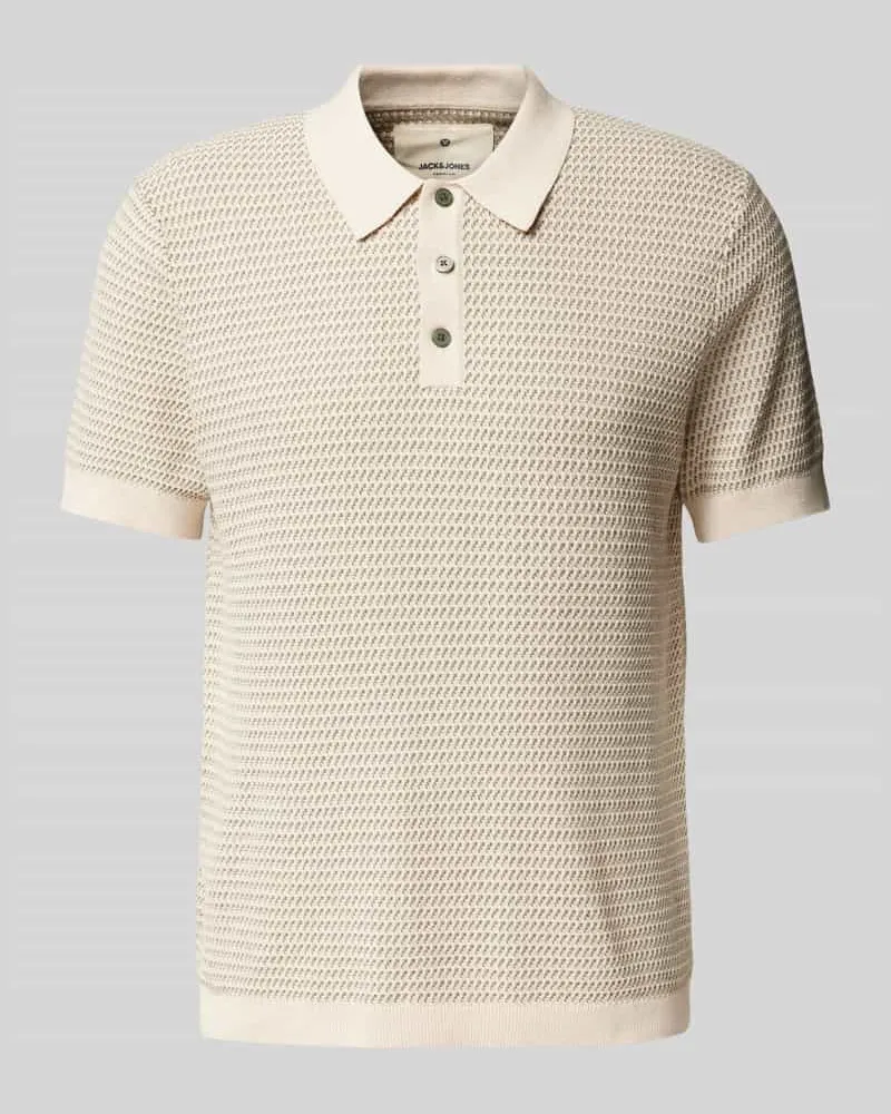 Jack & Jones Regular Fit Poloshirt mit Label-Detail Modell 'SANDER 