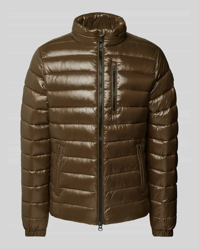 Save The Duck Steppjacke mit Zweiwege-Reißverschluss Modell 'Holden Oliv