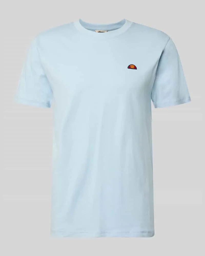 Ellesse T-Shirt mit Label-Stitching Modell 'CASSICA Hellblau