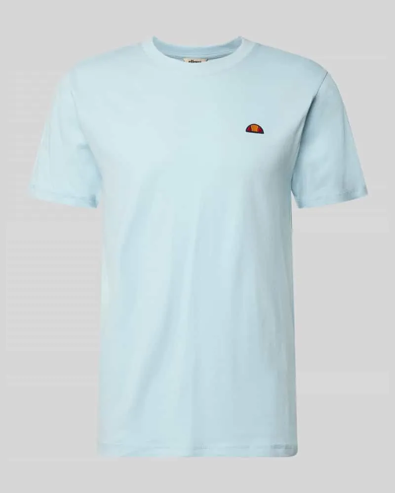 Ellesse T-Shirt mit Label-Stitching Modell 'CASSICA Hellblau