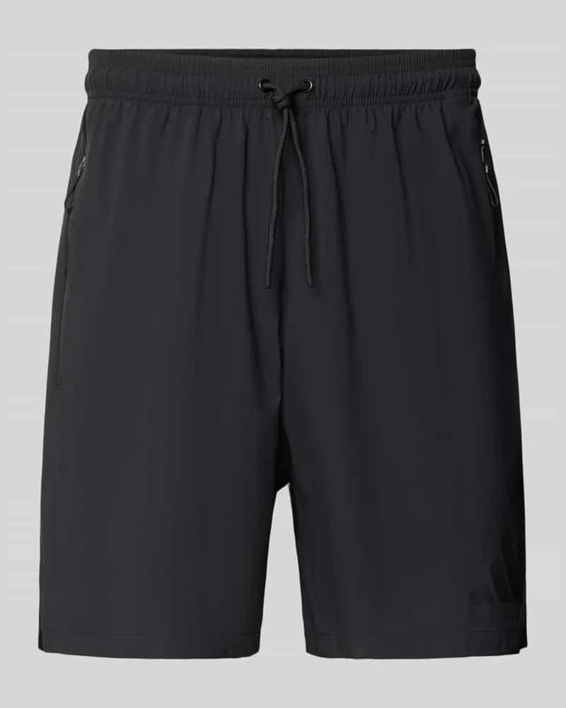 adidas Regular Fit Shorts mit Tunnelzug Black