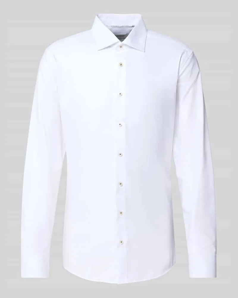 Eterna Slim Fit Business-Hemd mit Kentkragen 
