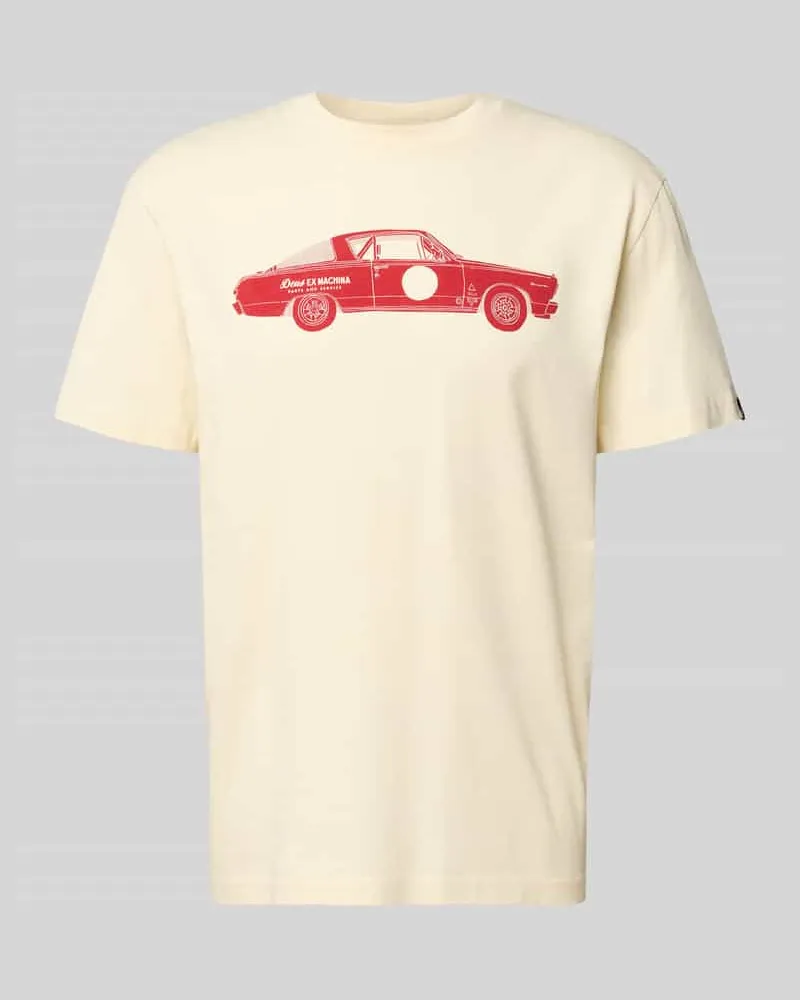 Deus Ex Machina T-Shirt mit Rundhalsausschnitt Beige